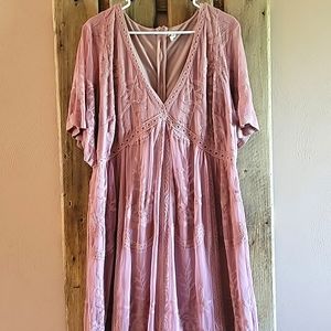 Pinkblush Lace Maternity Dress